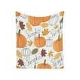 thumbnail image 5 of Vggrvlo Blanket Savings Halloween Themed Throw Blanket Soft Autumn Leaves Pumpkin Throw Blanket Flannel Blanket for Home Living Room Couch Bed Chair or Dorm Decor, 5 of 6