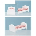 thumbnail image 4 of Lit Miniature en Bois 1:12 Lit en Bois pour Maison de Poupée Lit Miniature pour Poupée pour Maison de Poupée, 4 of 10