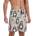 thumbnail image 5 of KLL Cartoon Bear Brown for Men's 1-Pack Shorts,Sleep Pajama Shorts for Men Soft Pj Shorts Men's Pajama Bottoms Sleepwear -Large, 5 of 7
