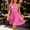 Hot Pink, variant on A-Line Summer Dresses for Women 2026 Navy Tiered Mid-Length Ruffle Dresses Sleeveless Tie Neck Casual Dresses Dresses,XXL