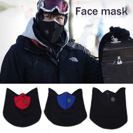 Outdoor Half Face Mask Winter Sports Cycling Face Mask Warm Half Face Ski Mask Dustproof Windproof Mask Neck Cover... by TMISHION