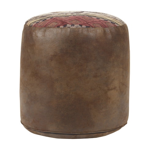 American Furniture Classics Deer Valley Tapestry Pouf Ottoman