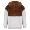 thumbnail image 3 of Fuzzy Sherpa Jacket for Men Plush Fleece Long Sleeve Zip-up Hoodie Casual Warm Winter Cozy Jacket Coats Outdoor Fashion, 3 of 6
