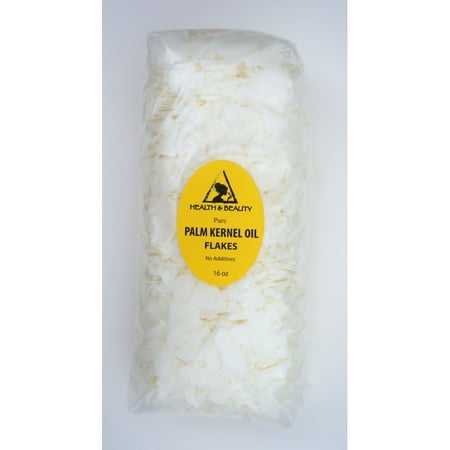 Palm Kernel Oil Soap - PALM KERNEL OIL FLAKES PURE NATURAL FOR SOAPS COSMETICS 16 OZ, 1 LB