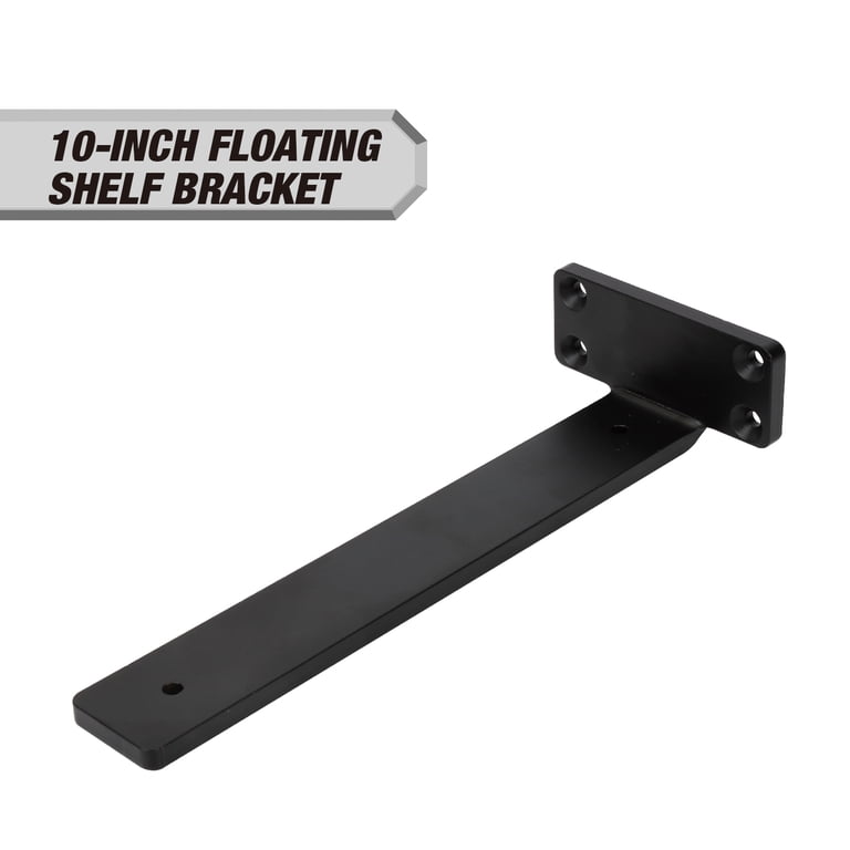 Hyper Tough Floating Shelf Bracket, 10 in x 4 in photo 1