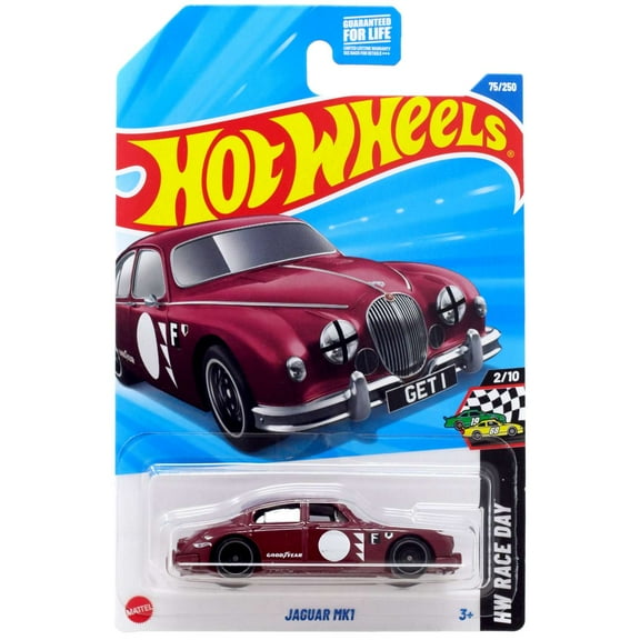 Hot Wheels HW Race Day Jaguar Mk1 Diecast Car
