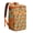 Orange-4, variant on Floral Print Waterproof Cooler Backpack - 20L Insulated Leakproof Bag for Camping, Beach, and Picnics