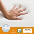 thumbnail image 4 of JEREMY CASS INC Folding Mattress, 3 inch Tri-Fold Memory Foam Mattress Topper for Camping, Foldable Guest Bed, Washable Cover Twin XL, 4 of 5