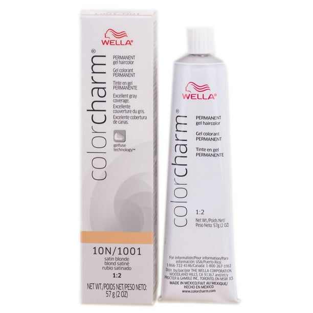 Wella wella COLOR CHARM, HAIR COLOR gel, 1001/10n satin blonde, 2
