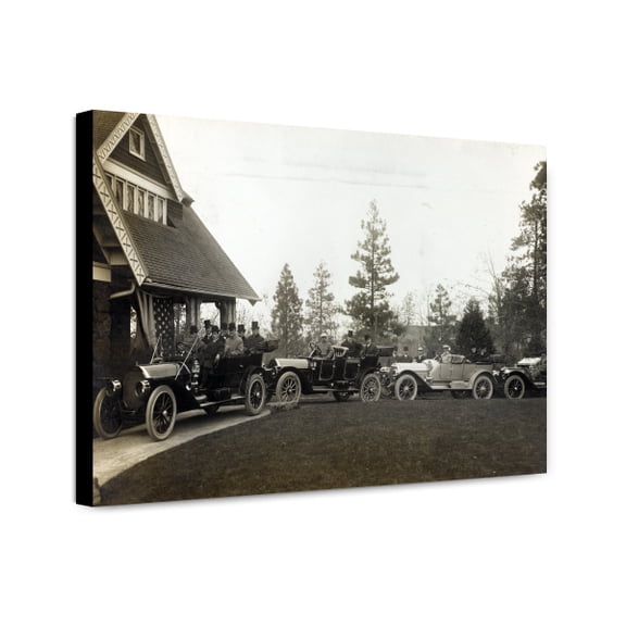 Canvas Print: Ex-President Roosevelt And Reception Committee At Spokane, Apr. 9
