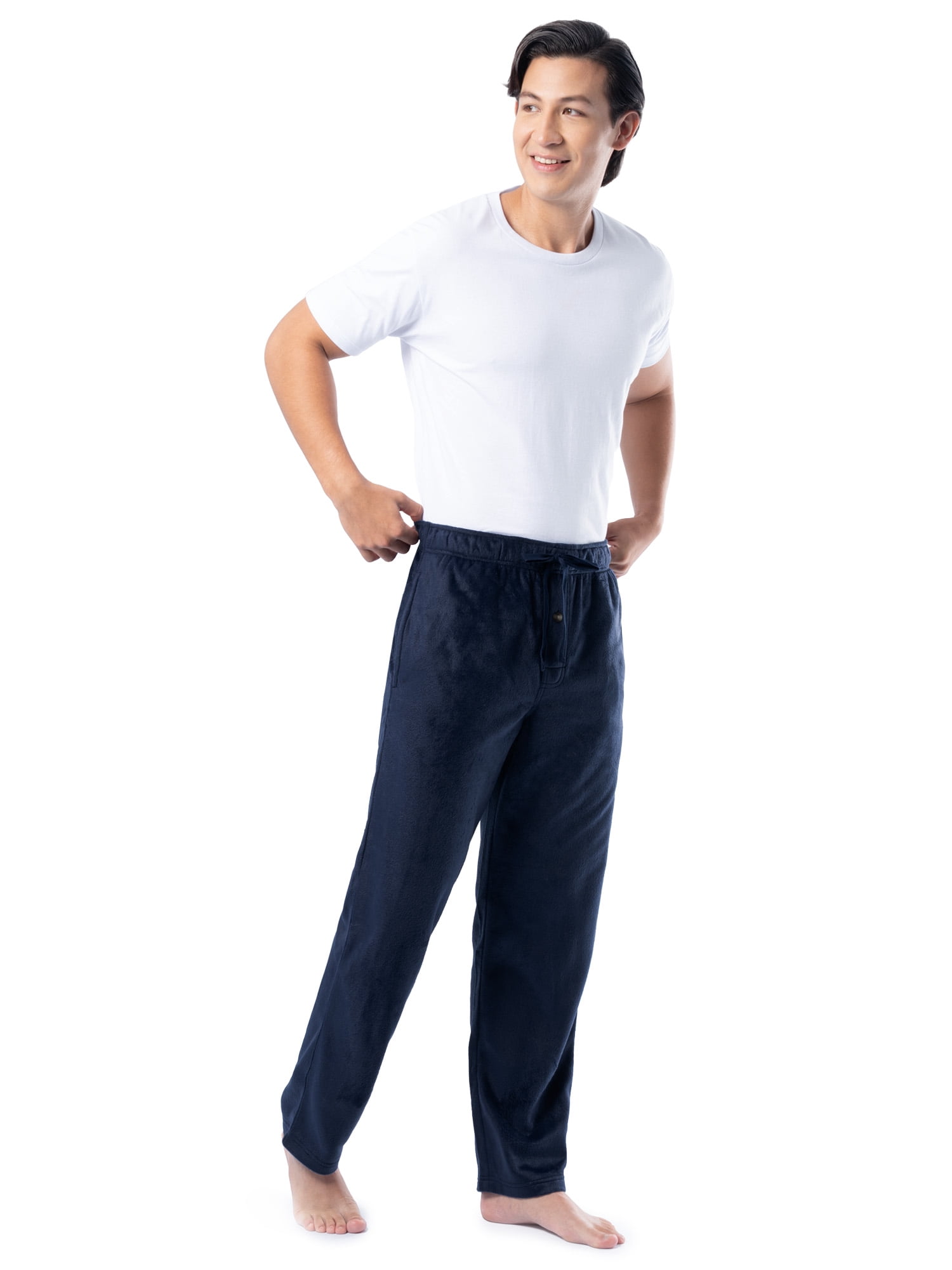 Fruit of the Loom Men's Microsueded Solid Fleece Sleep Pant, Sizes S-XL