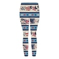 thumbnail image 4 of BJUTIR Women Workout Leggings Tight Yoga Pants Independence Day Print Leggings, 4 of 4