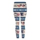 thumbnail image 3 of Gibobby Leggings con bolsillos dama Pantalones yoga ajustados para mujer Leggings con estampado del Día la Independencia（Azul， XXL), 3 of 4