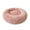Pink, variant on PureCasa Soft Plush Cute Cozy Dog Cat Bed, Washable Non-Slip Fluffy Pet Bed for Fall Winter, Villus Calming Donut Cushion for Small Cats Dogs, Solid Color, Round, 1 Pack, S 16"x16"x7", Dark Blue