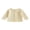 Apricot, variant on BemeyourBBs Baby Girls Long Sleeves Sweater Solid Color Button Infant Cardigan