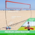 thumbnail image 4 of GoSports 20 ft Freestanding Volleyball Training Net for Indoor our Outdoor Use - Instant Setup and Height Adjustable, 4 of 7
