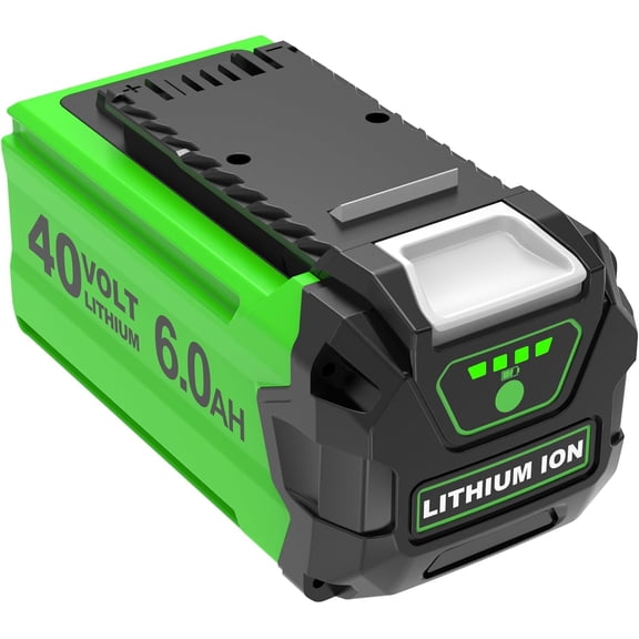 29472 for Greenworks 40V Battery 40 Volt 6.0Ah 29462 2901319 25302 24322 Lithium Battery Replacement for Greenworks G-MAX 40V Lawn Mower Tools