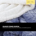 thumbnail image 2 of Cobertor Cobija Aborregado Con Forro Polar Sherpa | Suave | Caliente | Ligera | Tamaño 230x200cm (Azul, 230x200cm), 2 of 7