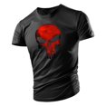 thumbnail image 1 of Camiseta holgada y transpirable para hombre, Top deportivo informal de gran tamaño para correr, Fitness, estampado de Calavera, ropa de calle de Hip-Hop, 4XL, 1 of 4