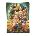thumbnail image 3 of The Legend Of Zelda Fleece Blanket Super Soft Cozy Throw Blanket Fuzzy Comfy Flannel Blanket Warm Plush Blankets And Throws For Couch, Sofa, Bed 40"X30", 3 of 7