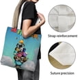 thumbnail image 3 of Out of the Nest Bolso de tela con estampado de lienzo para mujer, bolsa de compras reutilizable y estética, con cremallera interior, regalo para mujer,40*40cm., 3 of 6