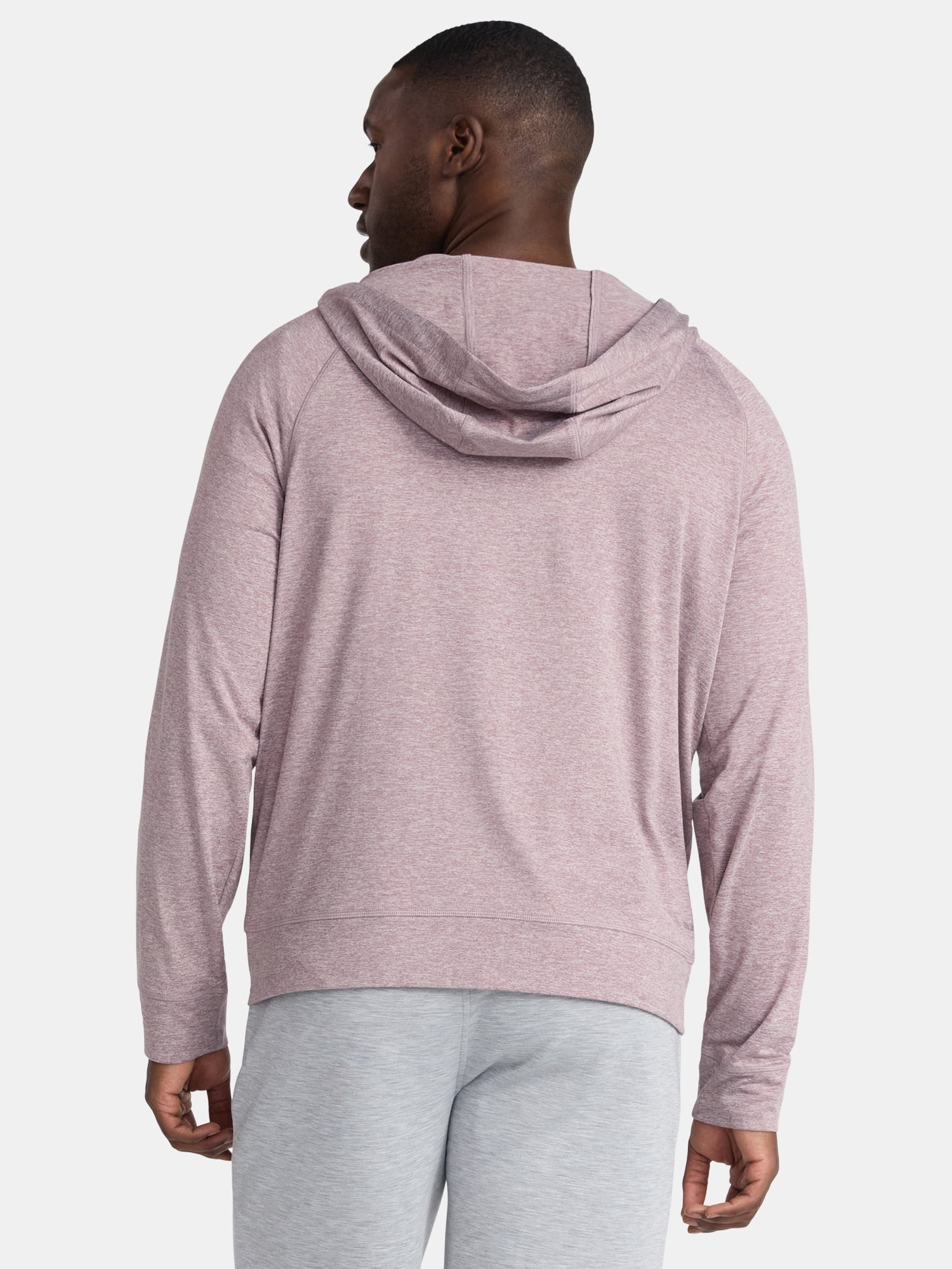 Athletic Works Men's and Big Men's ButterCore Soft Full Zip Hoodie, Sizes S-3XL