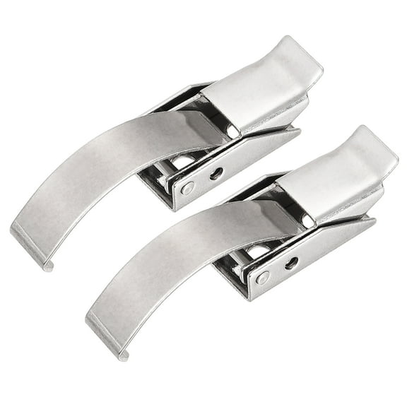 1.83" SUS304 Stainless Steel Draw Toggle Latch with Spring-steel Hook - 2 Pcs