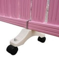thumbnail image 2 of Electric Heater Foot Stand Adjustable Support with Wheels For Easy Movement Bl, 2 of 7