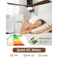 thumbnail image 6 of Sofucor 52-Inch Modern Ceiling Fan with Integrated LED Light and Remote Control, 6 of 13