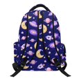 thumbnail image 2 of Chririnla Cute Space Axolotl School Bookbags with Lightweight Multi Pockets, 17 Inch Kids Backpack for Travel and Back to Elementary School, 2 of 10