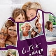 thumbnail image 3 of AISENIN Mothers Day Personalized Gifts for Mom from Daughter Son Custom Blanket Customized Throw Blankets with Photo Mother Gift for Wife from Husband, 3 of 5