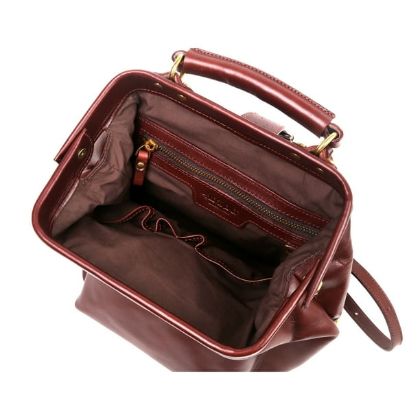 old trend leather backpack