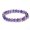21-Amethyst, variant on Natural Semi-Gemstone Healing Crystal Stone Bead Stretch Bracelet Jewelry Gift-5-White Howlite