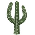 thumbnail image 1 of The Beistle 55571-OD Plastic Cactus, Olive & White, 1 of 1