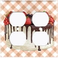 thumbnail image 3 of Metal Light Switch Plate Cover Elegant Chocolate Cake Desserts CAK002, 3 of 13