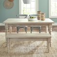 thumbnail image 4 of Grain Wood Furniture Valerie Solid Wood Bench with an Off-White Finish, 4 of 7