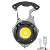 thumbnail image 1 of cámping COB LED Linterna Llavero Abrebotellas Camping Bolsillo Clip Lámpara Negro JShteea El nuevo, 1 of 2