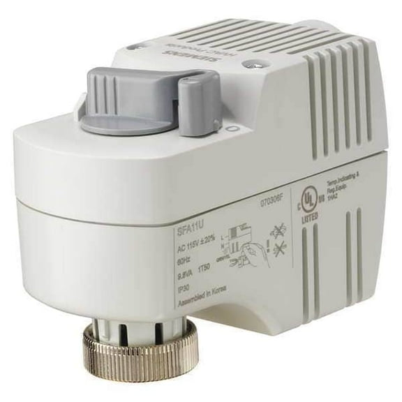 Siemens Zone Valve Actuator,120VAC,Normally Open SFP11U