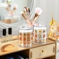 thumbnail image 3 of Yayeee 4 Pack Qtip Holder Bathroom Cotton Swab Canister with Lid Clear Dispenser Set, Various Toasts, 3 of 6