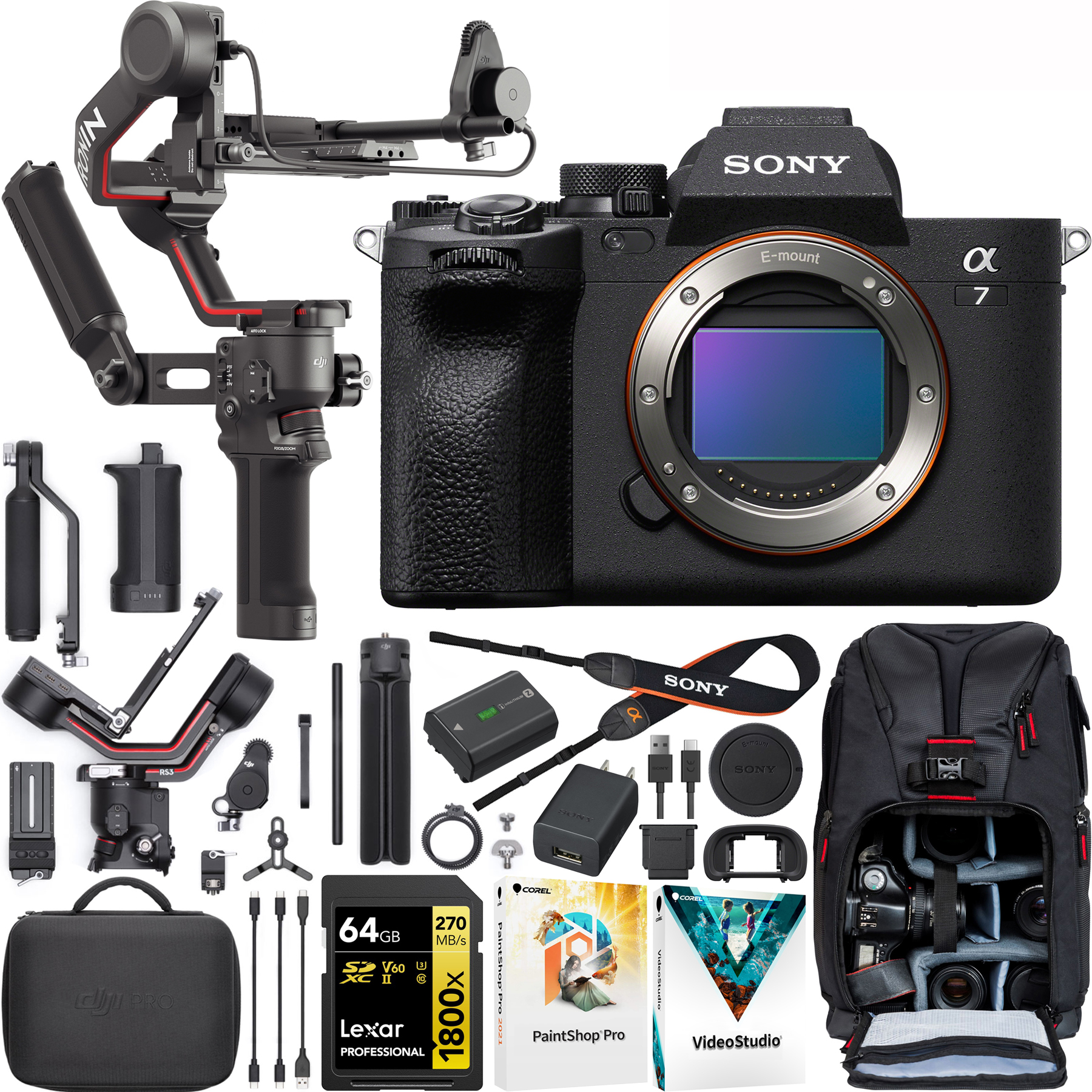 Sony a7 IV Full Frame Mirrorless Camera Body ILCE7M4/B Filmmaker's