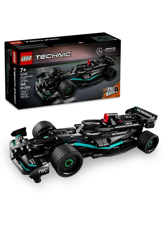 LEGO Technic Mercedes-AMG F1 W14 E Performance Pull-Back Car Toy, Detailed Mercedes Vehicle Building Set, Race Car Toy Model, Toy Car for Boys, Girls and Kids Ages 7 and Up, 42165