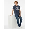thumbnail image 3 of NASA Men's and Big Men's Graphic Cotton Tee with Short Sleeves, Sizes S-3XL, 3 of 6