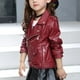 thumbnail image 5 of Abrigo De Primavera Y Otoño Para Niños Pequeños, Trajes De Bebé Para Niñas, Chaqueta De Solapa De Piel Sintética, Ropa De Abrigo Con Cremallera Odeerbi LM103-4653, 5 of 9