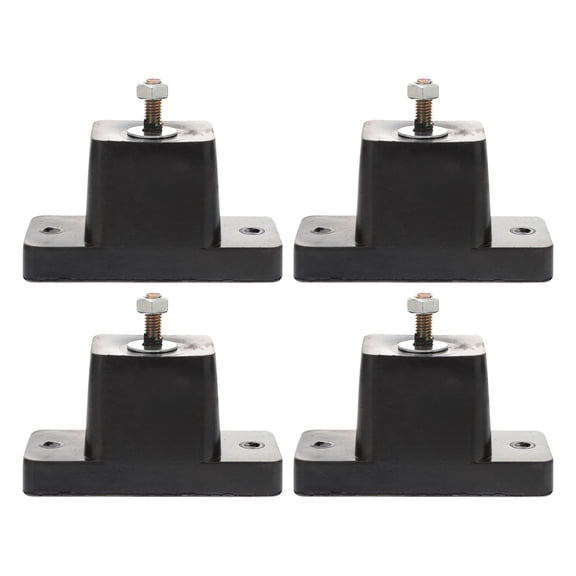 GOOHOCHY  4 Pcs Vibration Absorption Pad Air Conditioner External Machine Rack Man
