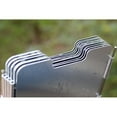 thumbnail image 6 of NICEXMAS Silver Outdoor Windshield for Camping Stove Foldable Fuel Saving Design, 6 of 6