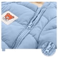 thumbnail image 6 of 0-3 Months Newborn Infant Snowsuit Toddler Winter Coat Baby Girl Clothes Warm Jacket 0 3 3 6 Month Light Blue, 6 of 7