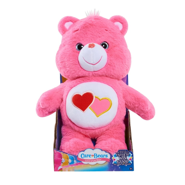 Care Bear Large Plush - Love-A-Lot Bear - Walmart.com