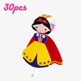 thumbnail image 1 of Princess Snow White Superhero Lollipop Decoration Cards for Kids Boy Girls Birthday Party Gift Cake Accessories Candy Packaging, 1 of 5