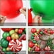 thumbnail image 3 of Globos navideños, globos de Papá Noel para guirnaldas de globos navideños, decoraciones para fiestas navideñas, 3 of 5