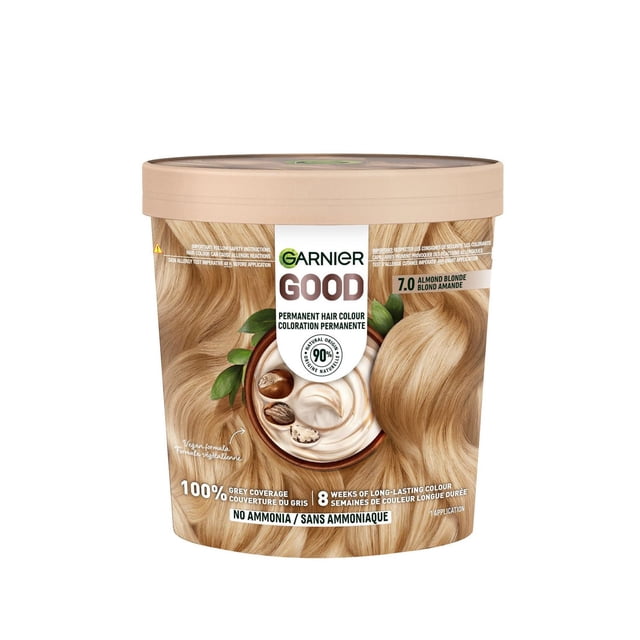 Garnier GOOD, Coloration Permanente, 100% Couverture du Gris, Sans Ammoniaque, 1 unité